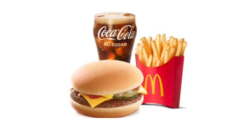 McDonald’s 2 Cheeseburger Meal Menu