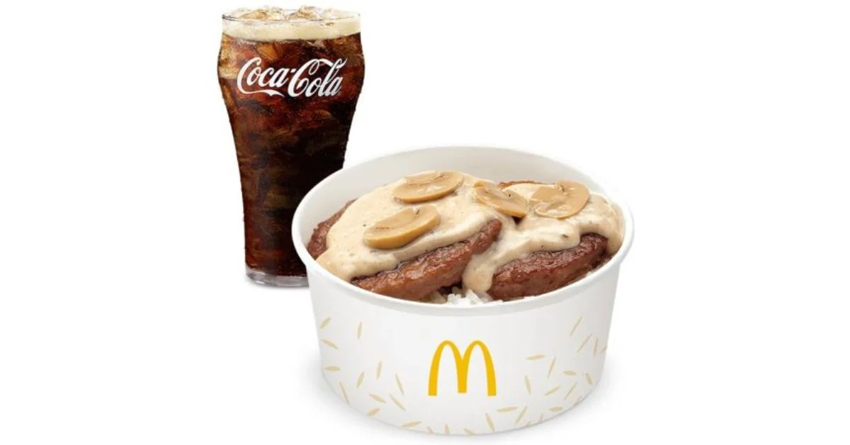 McDonald's 2-Pc Mushroom Pepper Steak & Fries Menu