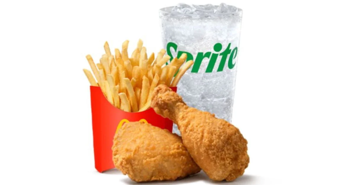 McDonald’s 2 Pc Spicy Chicken With Fries Meal Menu Philippines